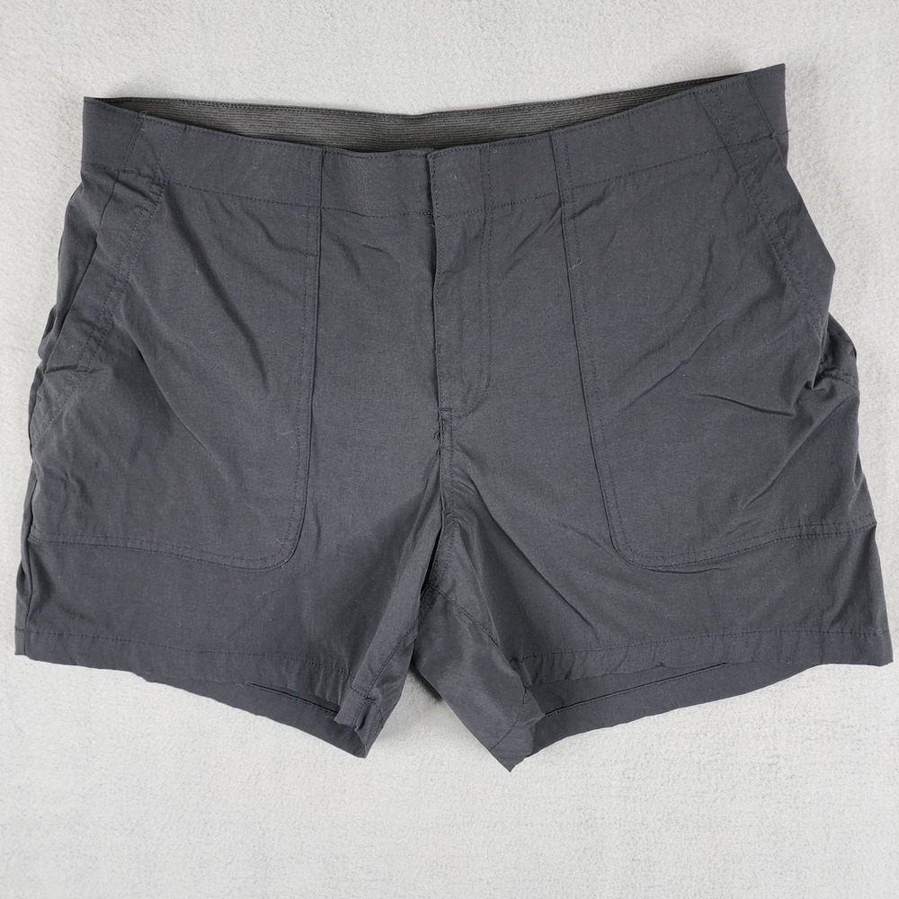 Eddie Bauer Women 14 Black Horizon Shorts Hiking Outdoor Lightweight Stretch